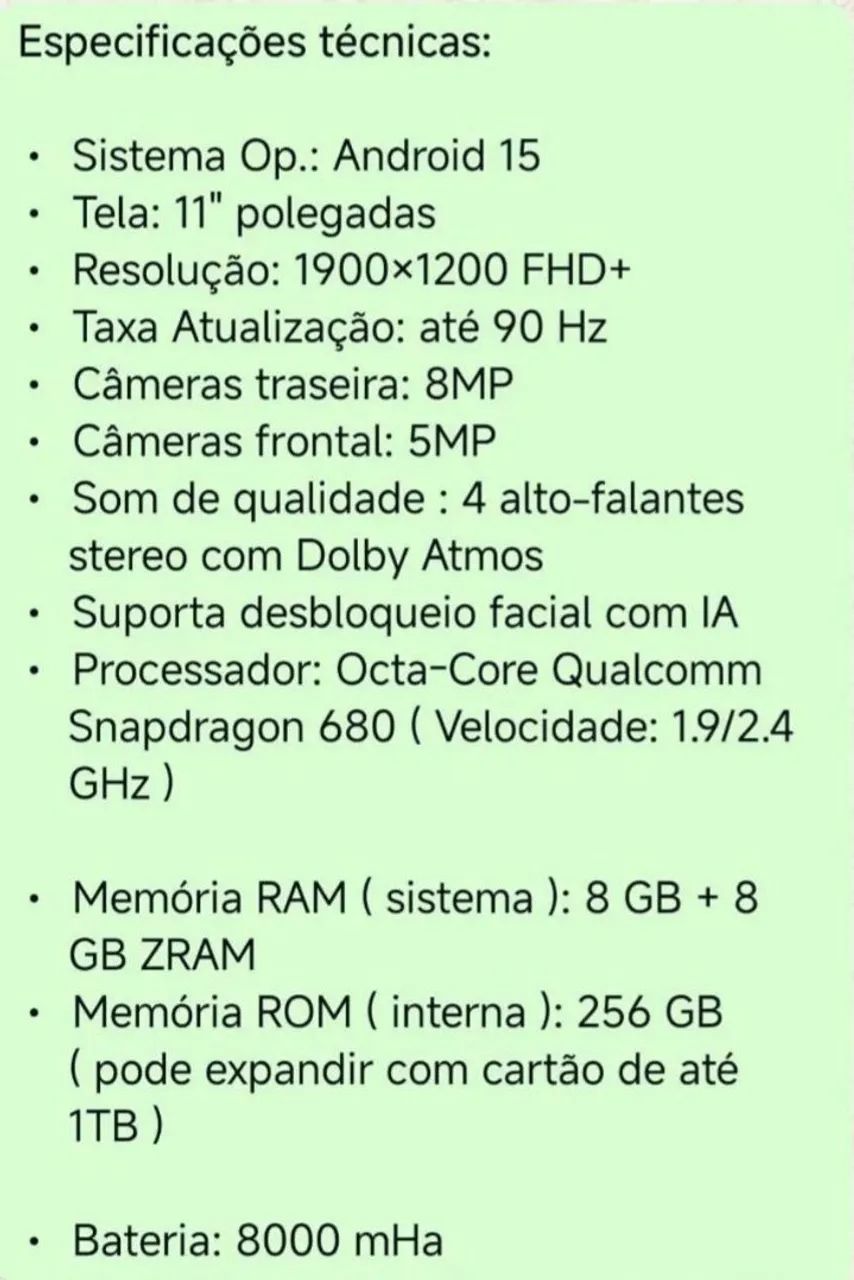 Tablet Mi Pad SE 11". Aceito troca em Patinete Elétrico. - Foto 4