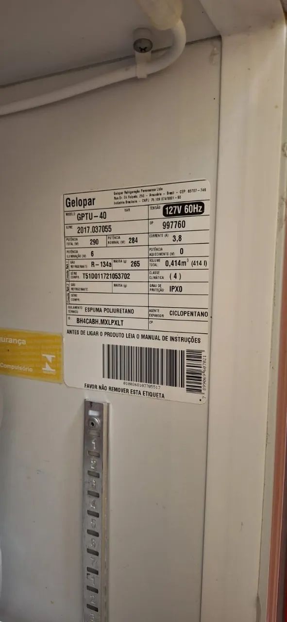 Geladeira expositora vertical Gelopar 127V ou 220V - 414 litros  - Foto 2