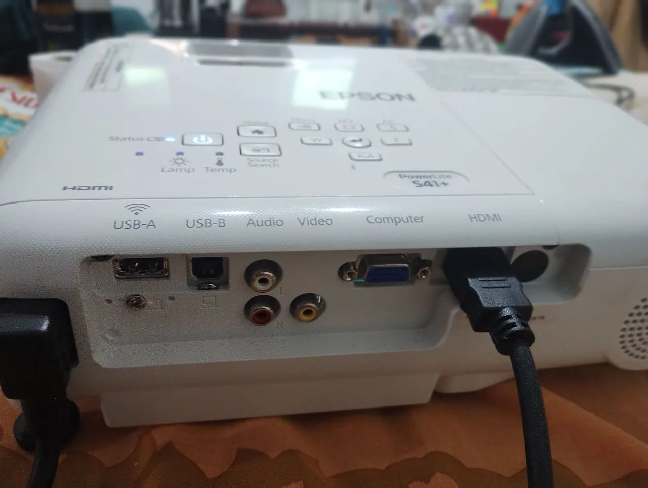 Projetor Epson S 41+ Power Lite 3LCD - Alta Qualidade de Imagem - Foto 4