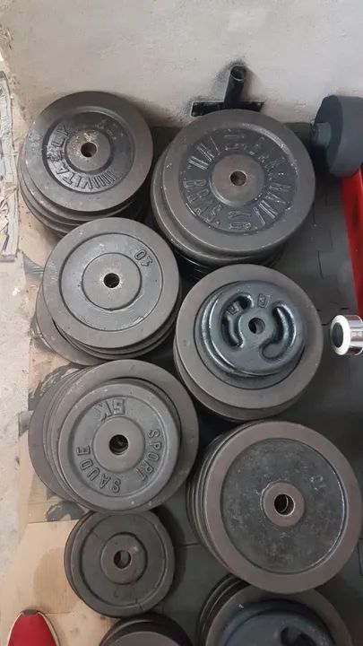 Alteres, barras e anilhas - Foto 4