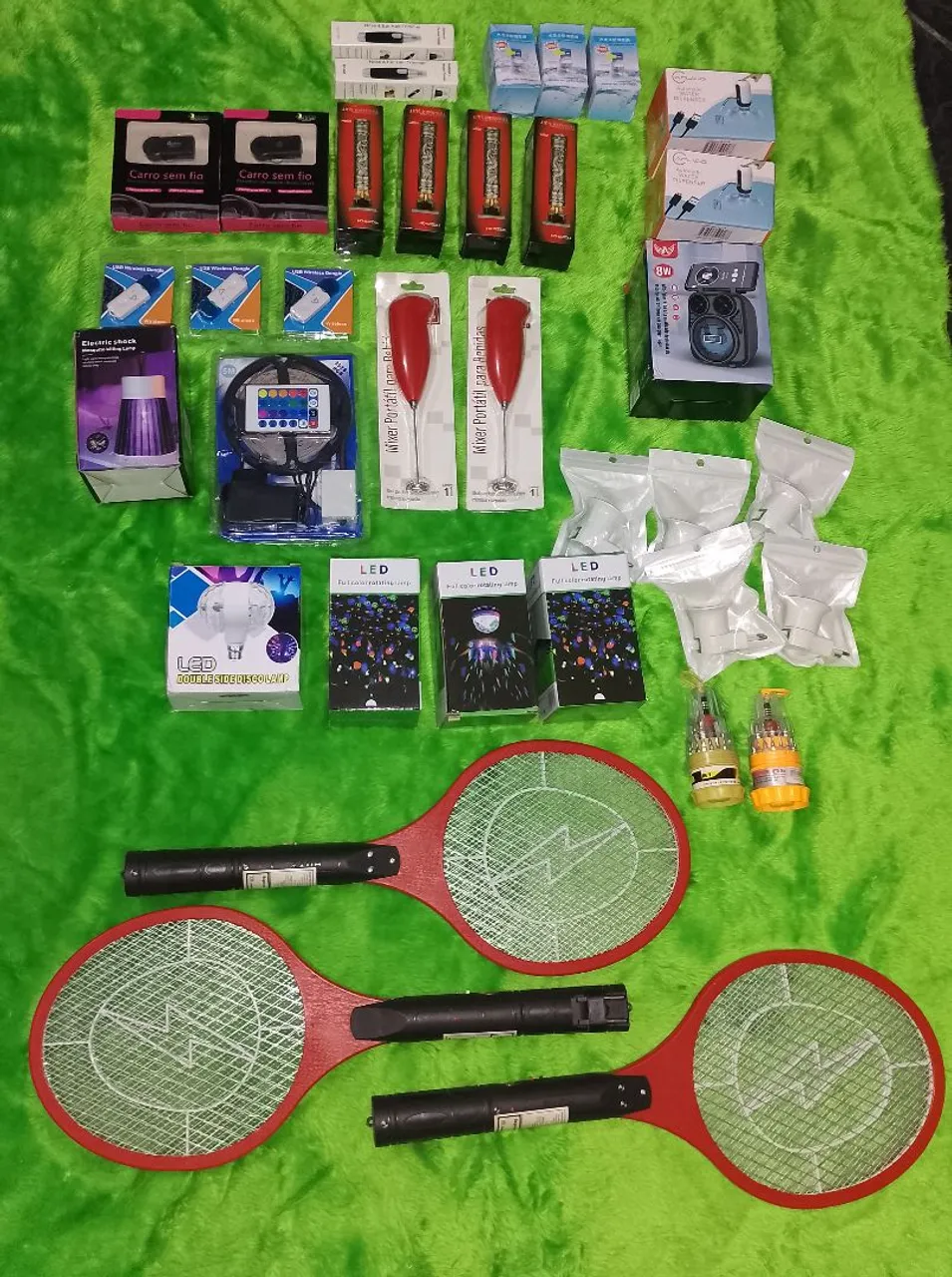 Kit Eletrônicos Fim de Loja - Mais de 20 Itens Diversos!