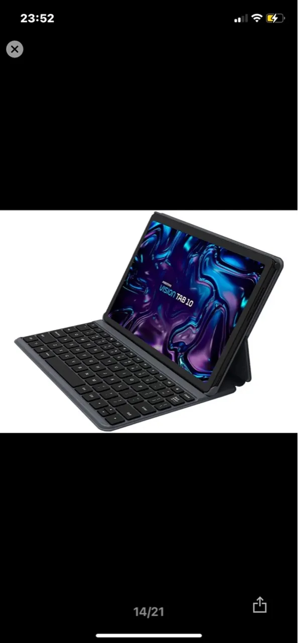 Tablet Vision Tab 10 com teclado