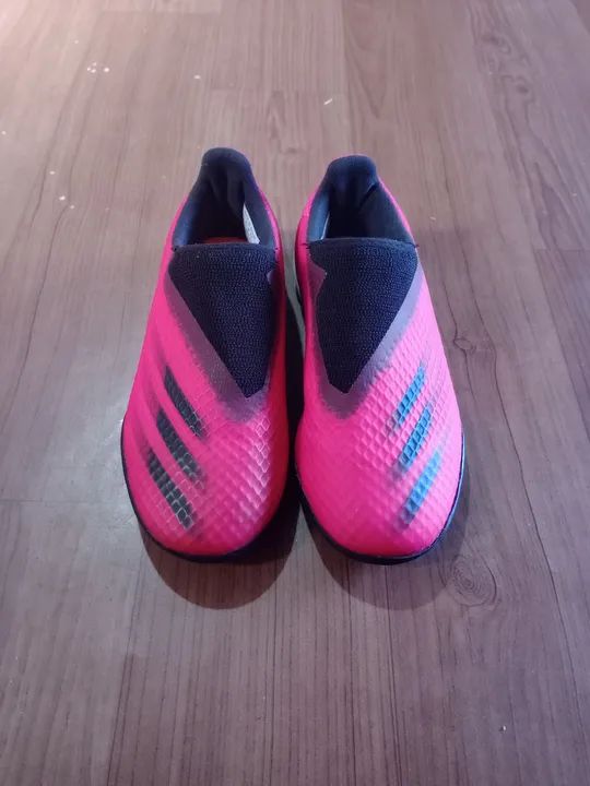 Chuteira infantil Society adidas X Ghosted.3 Laceless - Original 