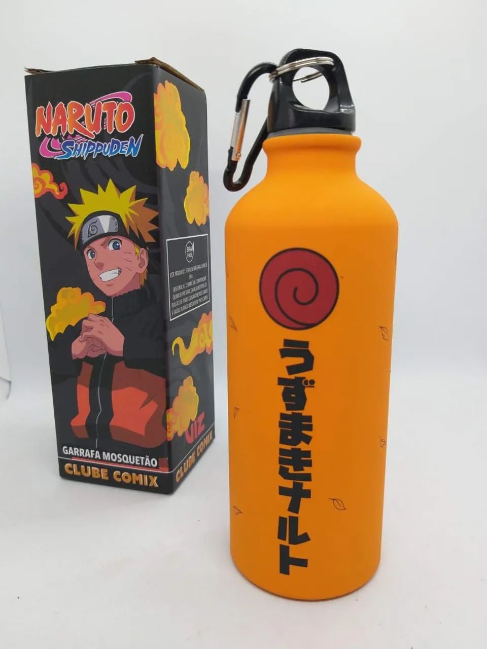 Garrafinha do Naruto + Toalha do Naruto - Foto 2