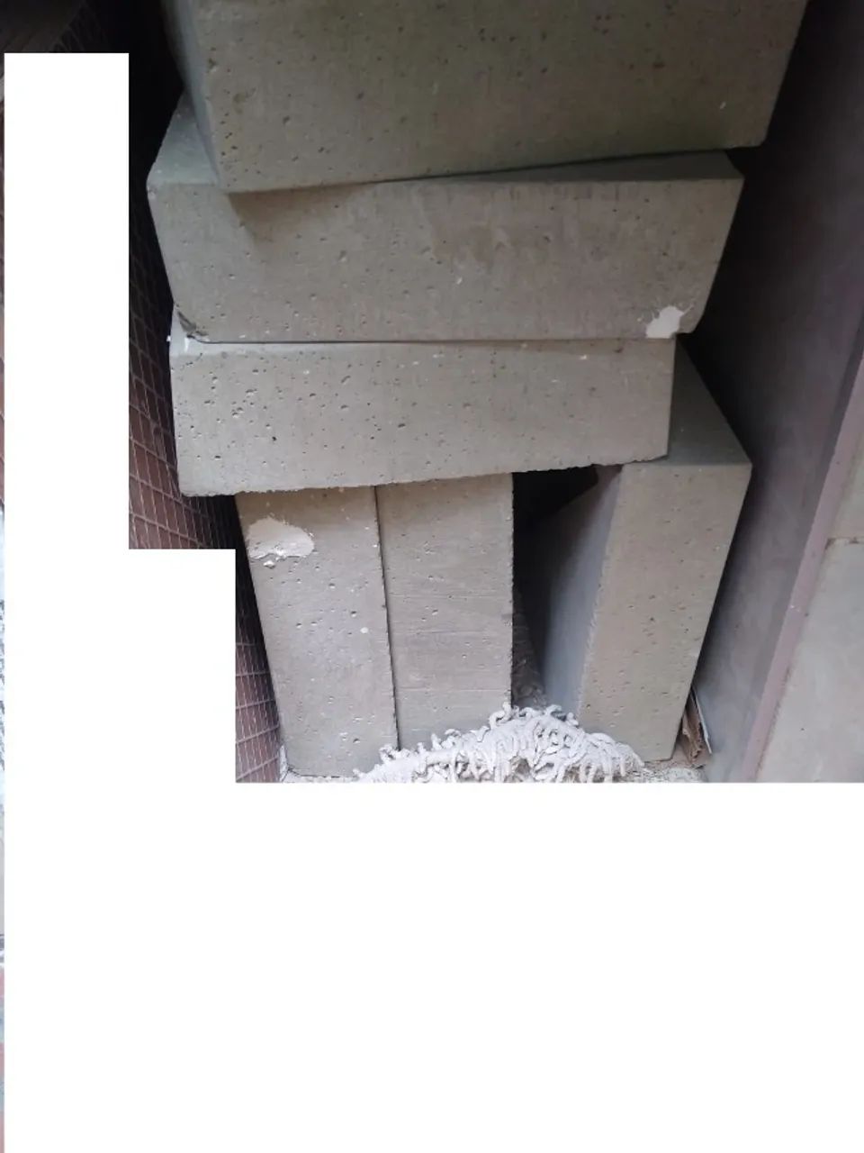 Elemento vazado/Cobogó triangular 23 peças - NOVO