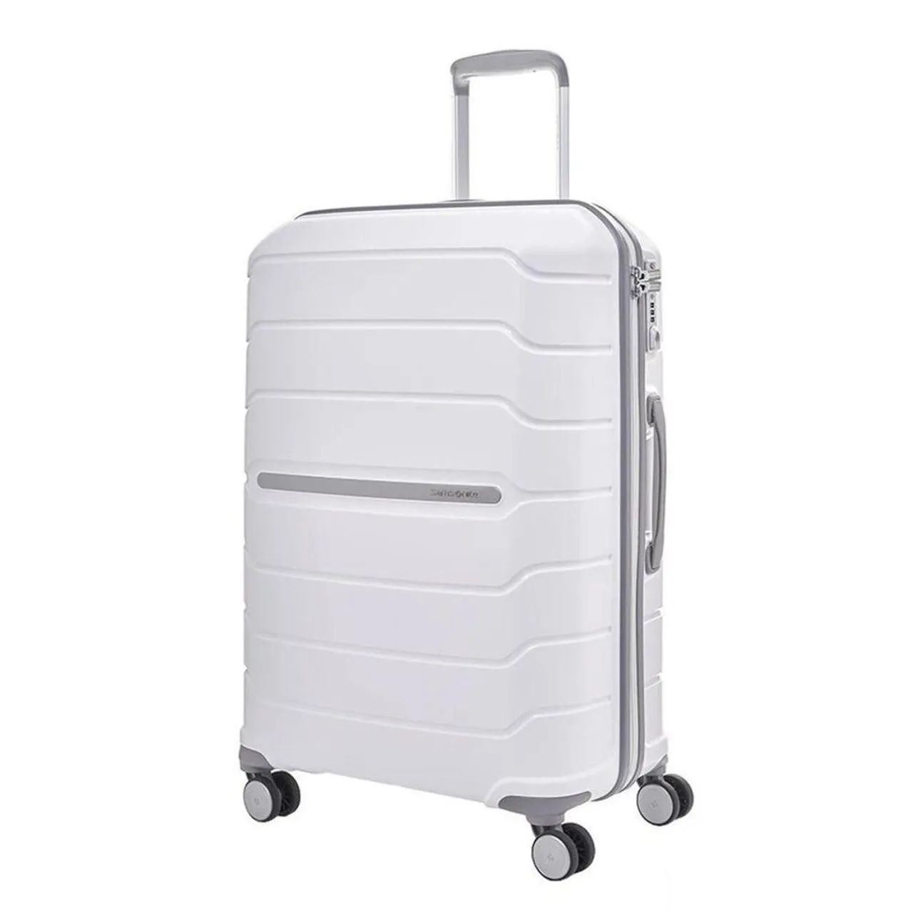 Mala De Viagem Samsonite Octolite Expansível Média Branco  - Foto 2