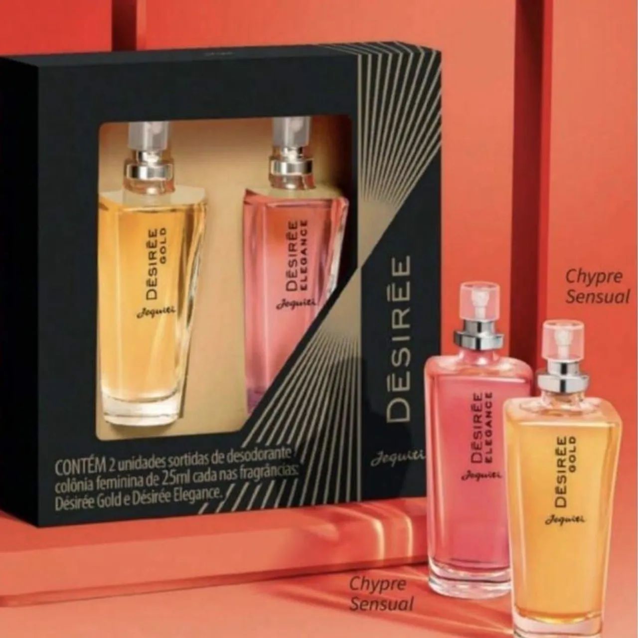 Kit de Perfumes Femininos Jequiti Désirée