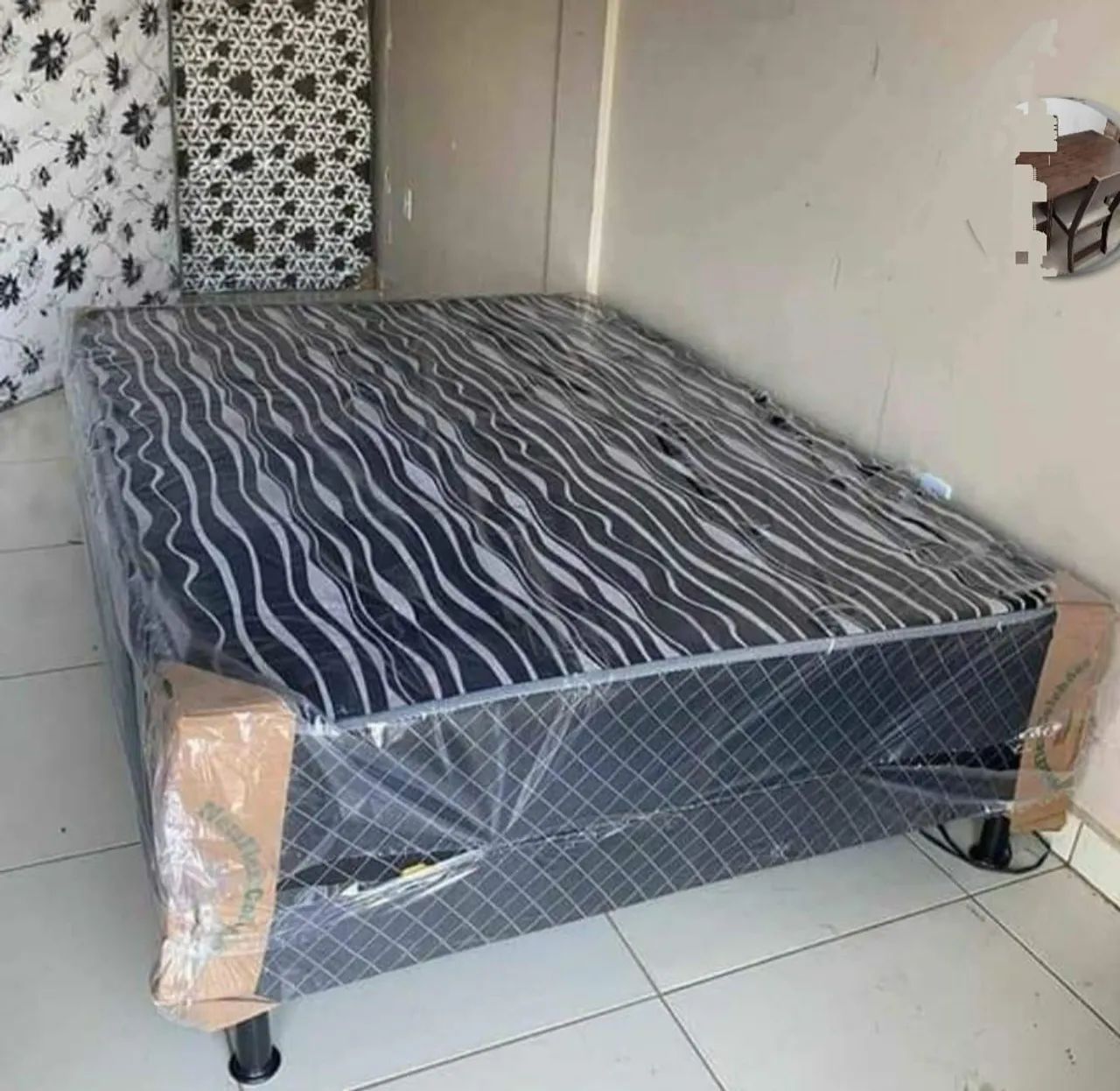 CAMA BOX CASAL (NOVA E EMBALADA)