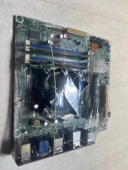 Kit placa mãe + processador i3-2120 + memória 4gb + espelho + cooler - Foto 4