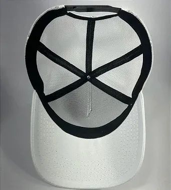 BONÉ LISO SARJA BRANCO TELA BRANCO - Foto 2