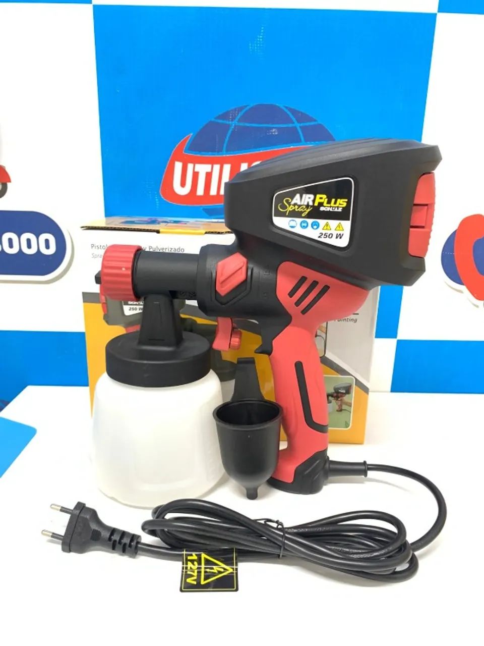 Pistola de Pintura 250W Schulz Air Plus 127V