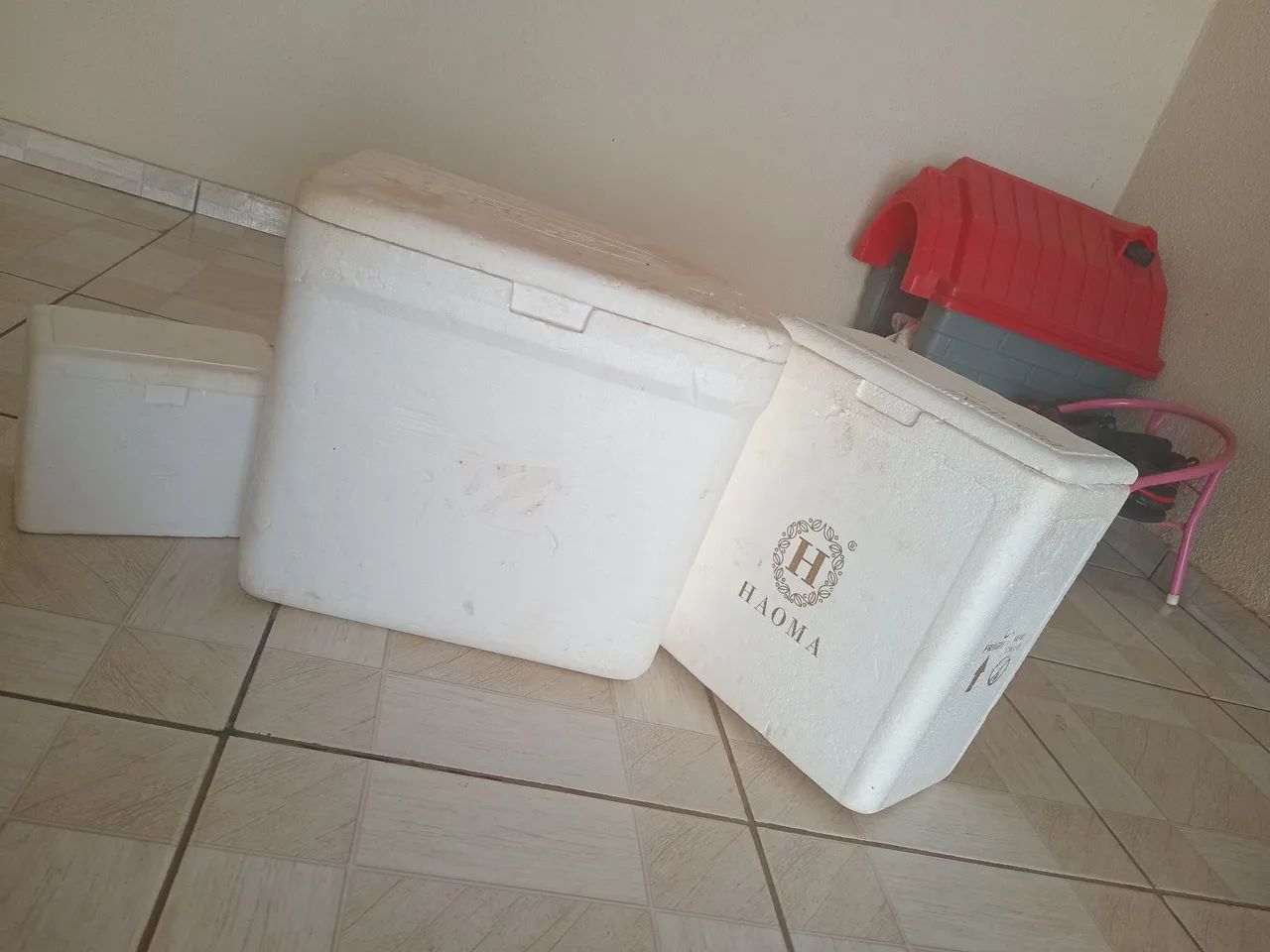 3 caixas de isopor  - Foto 3