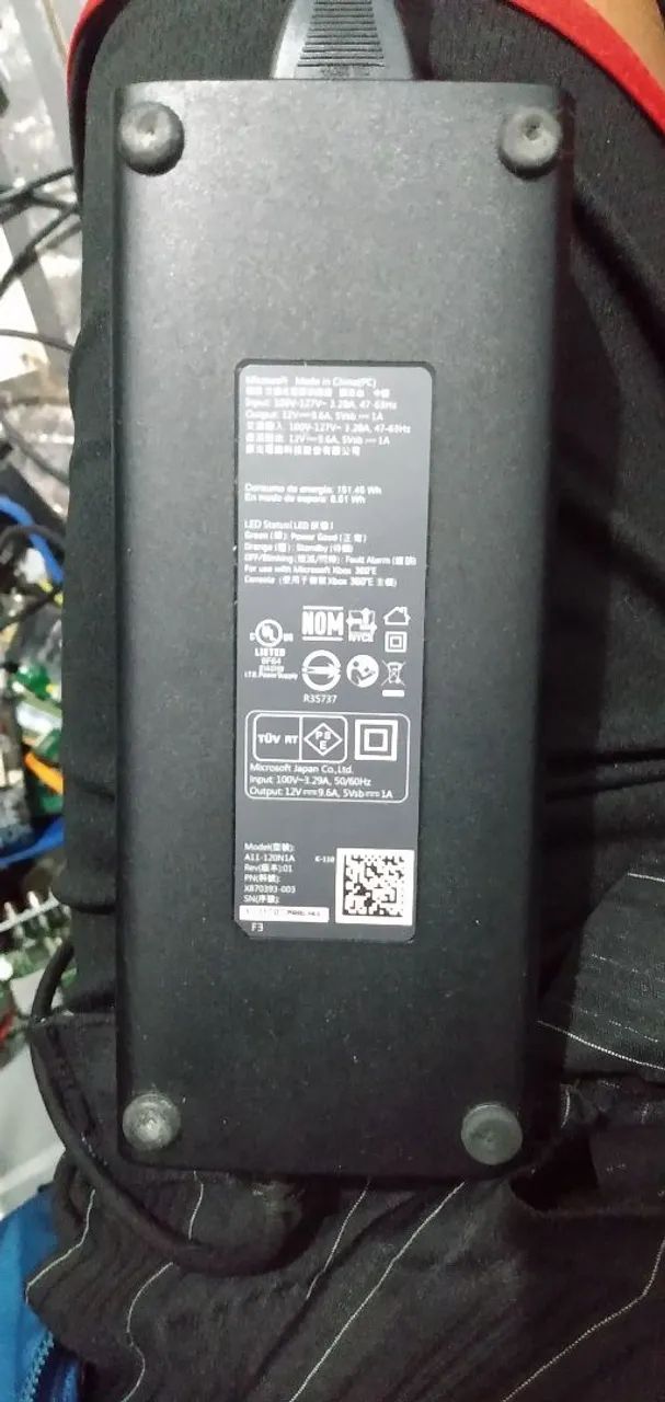 Fonte Xbox 360 super slim 1 pino original - Foto 2