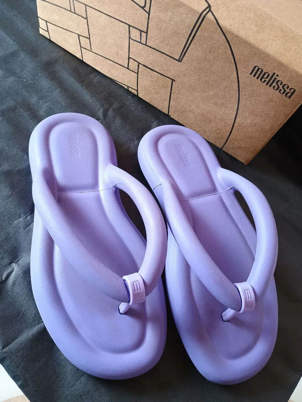 Chinelo Melissa Lilás - N° 37, Confortável e estiloso!