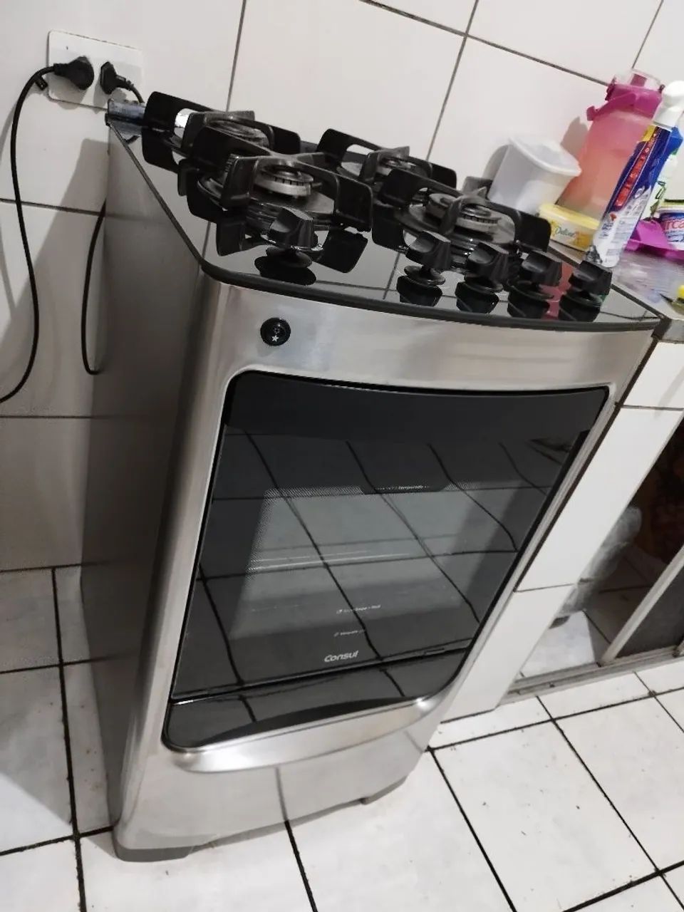 Fogão Consul - 4 Bocas - Inox