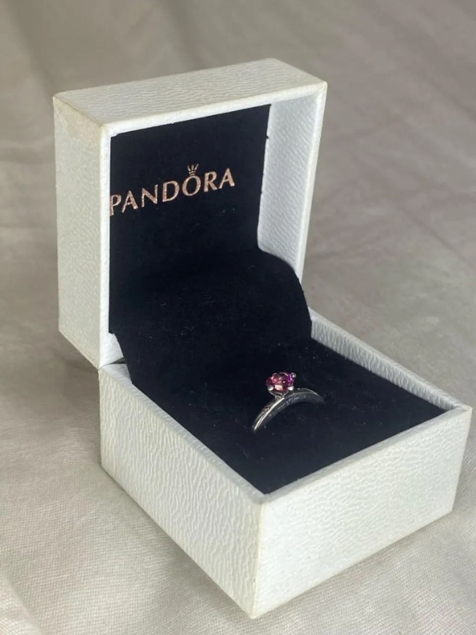 Anel Pandora Original - Prata - You & Me - Solitário - Foto 5