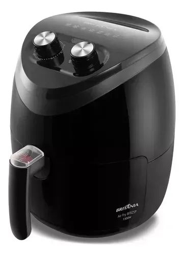 Fritadeira Air Fryer Bfr25p 3,5 Litros Preto Britânia 110v - Foto 3