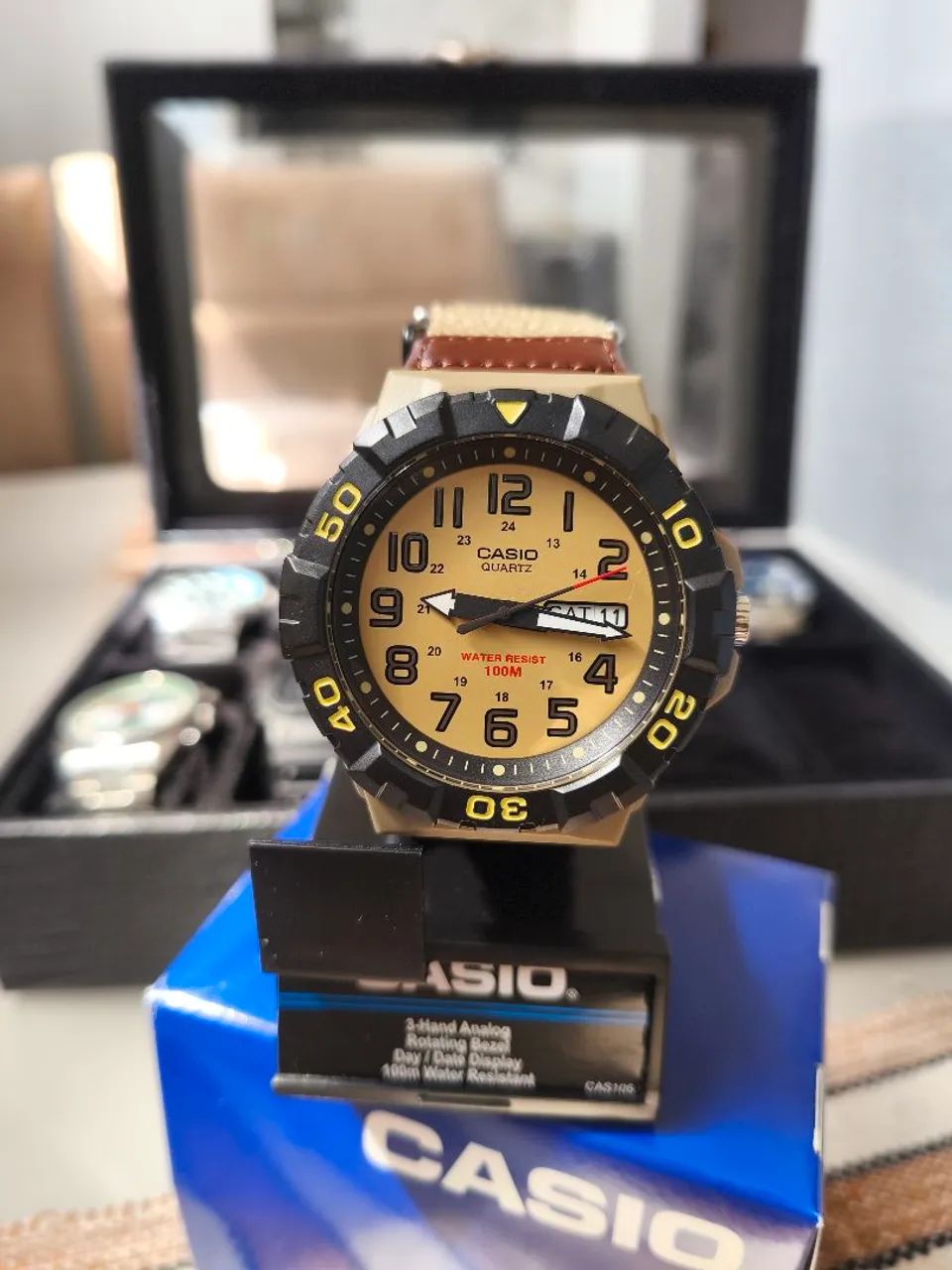 Relógio Casio 5474 com Pulseira de Velcro 