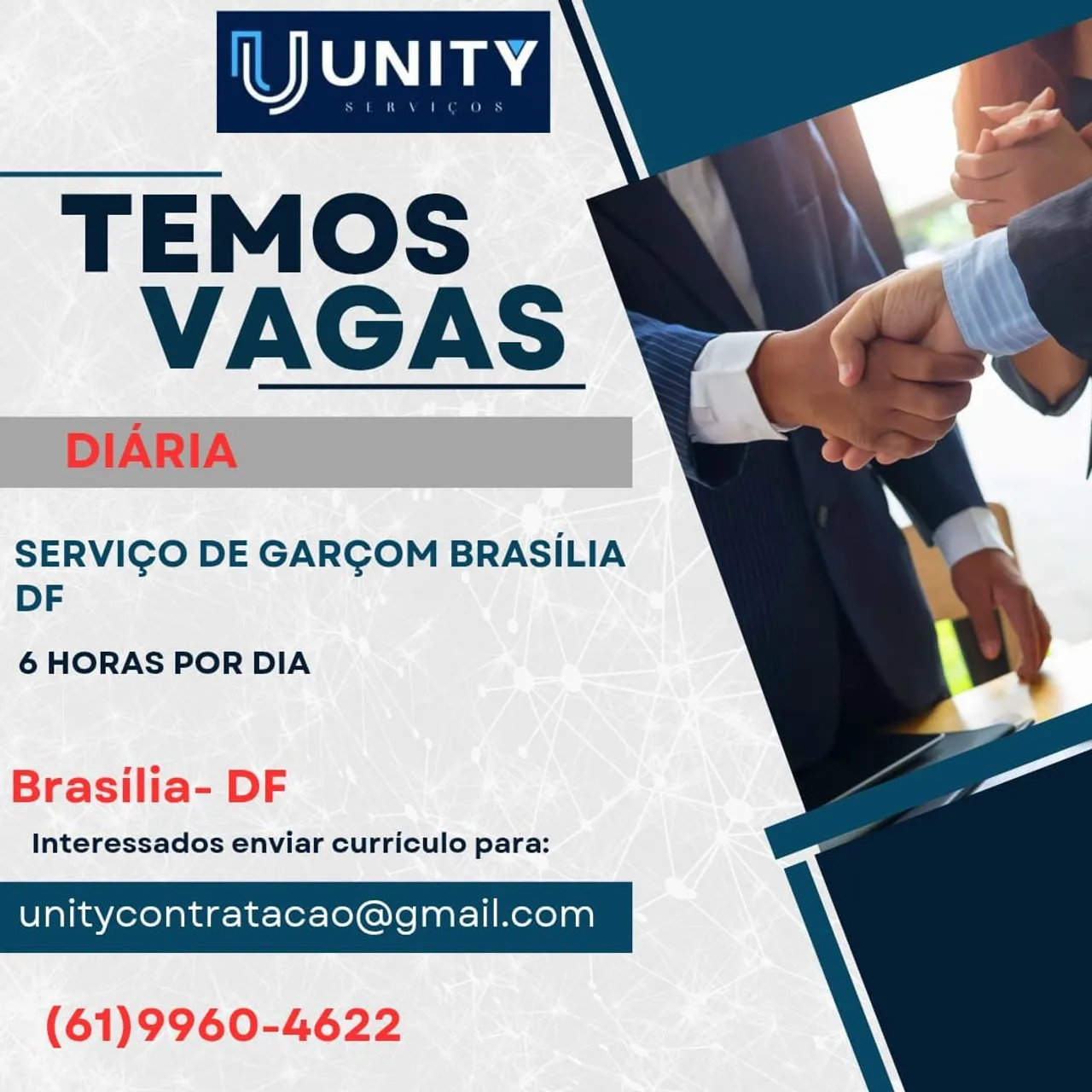 Contrata-se garcom