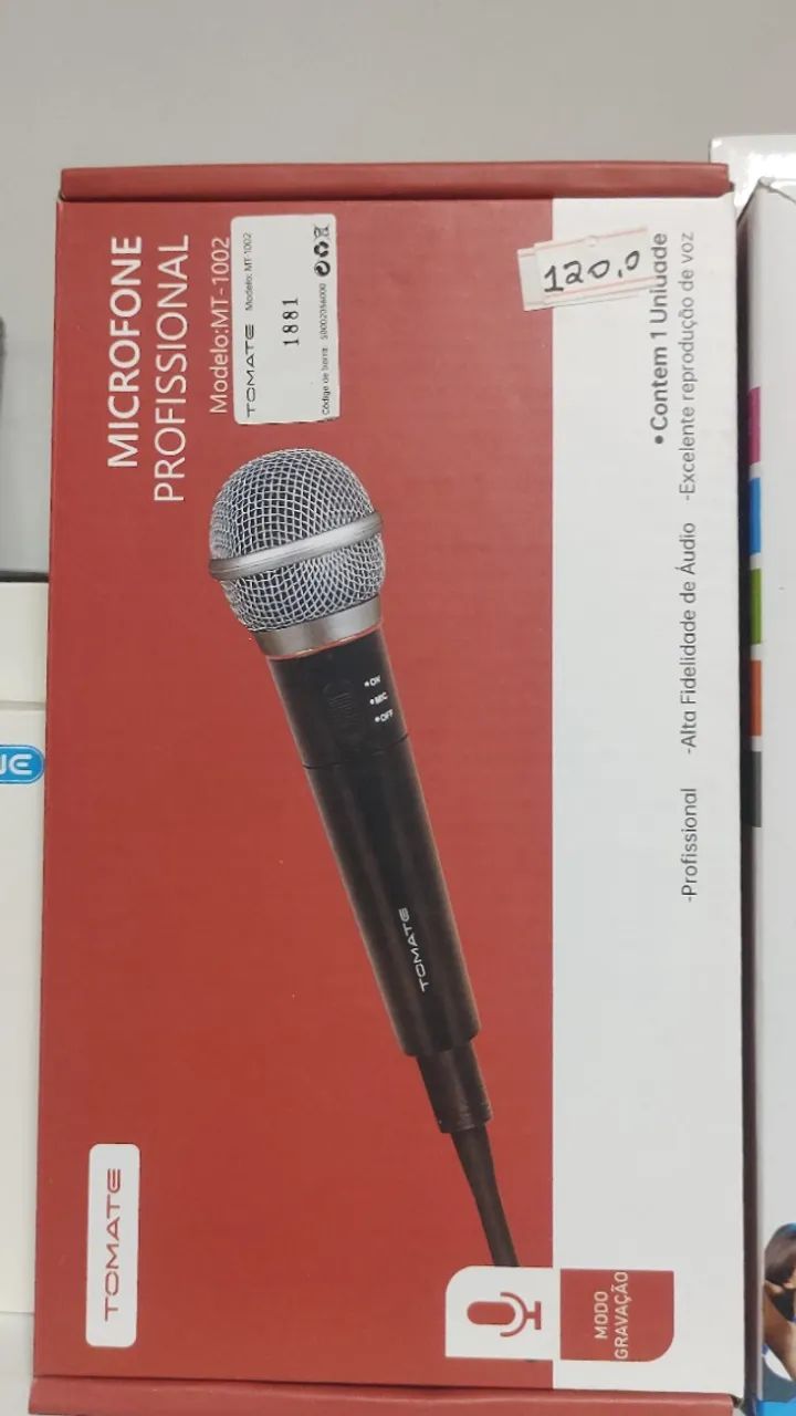 Microfone Profissional Sem Fio Wireless Fio 2.5m - Foto 2