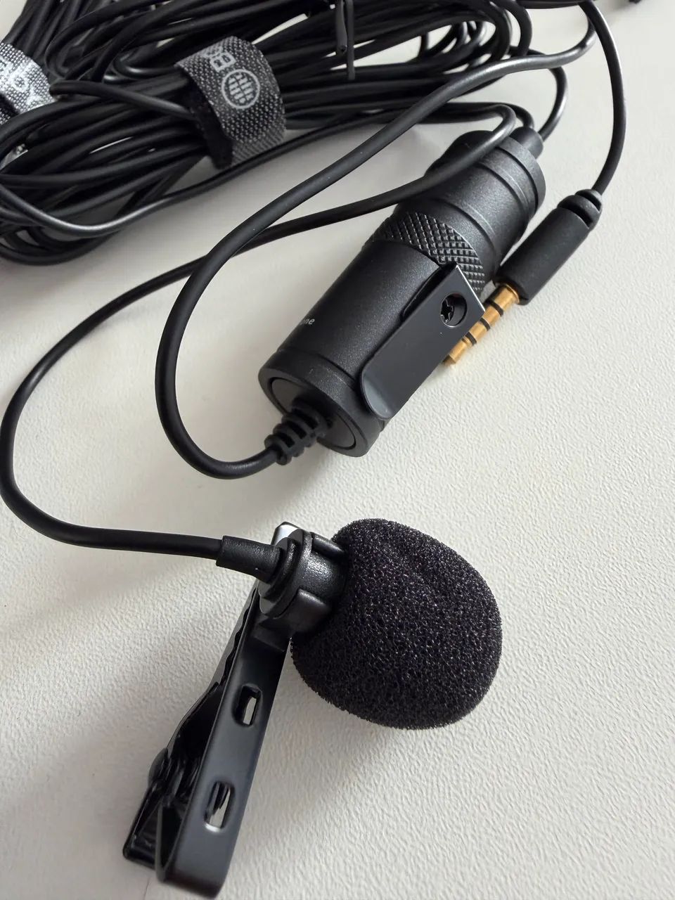 Microfone Lapela Omnidirecional Duplo BYM1DM Boya - Foto 2