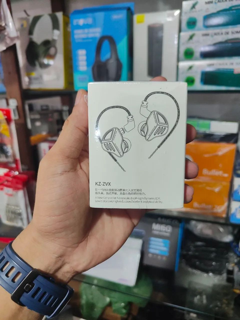 Fone de ouvido profissional kz ZVX HIFI  - Foto 2