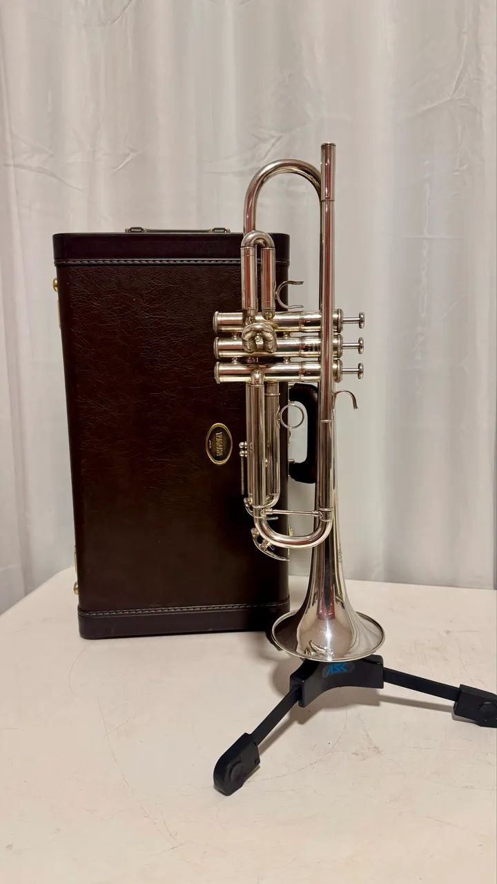 Trompete Yamaha Custom YTR-800 - Prata - Made in Japan