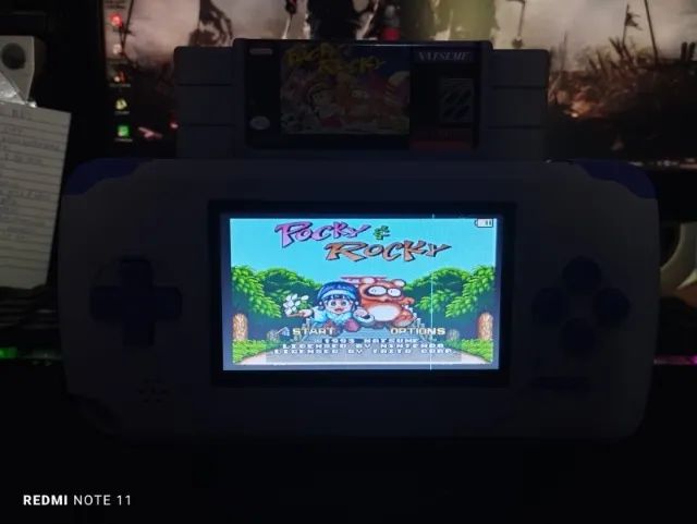 Jogo Super Nintendo Pocky e Rocky - Foto 2