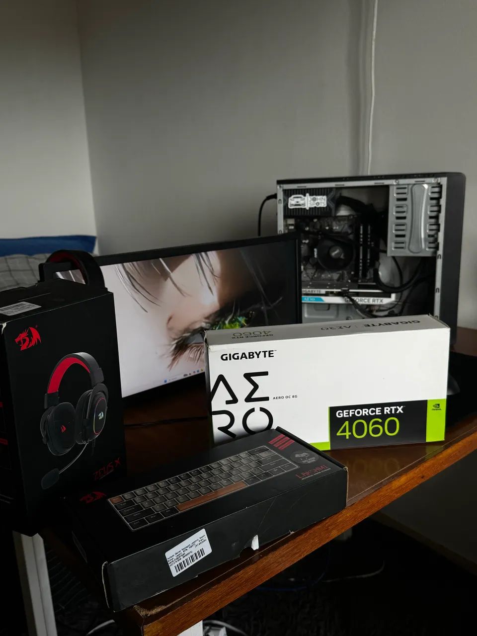  Setup Gamer Completo RTX 4060 AERO | Ryzen 5 | 32GB RAM | LG UltraWide | Logitech G Pro