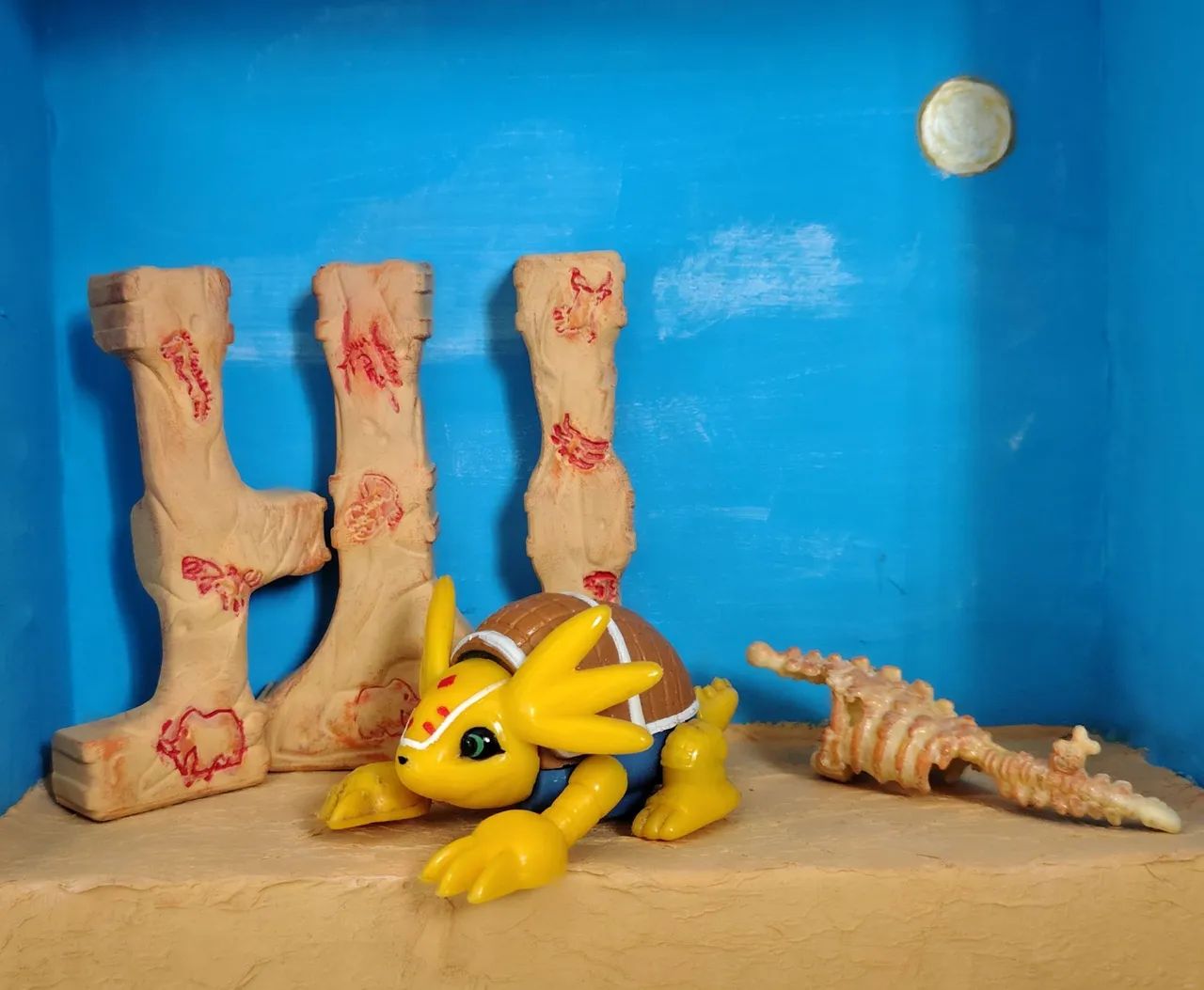 Boneco do digimon adventure 02 - Armadillomon - Foto 2