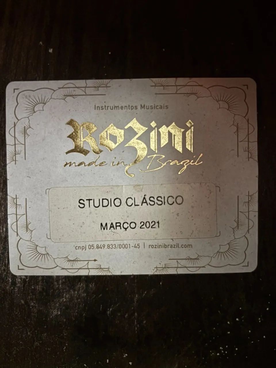 Violão Rozini RX210 Studio Clássico - R$ 720 - Foto 4
