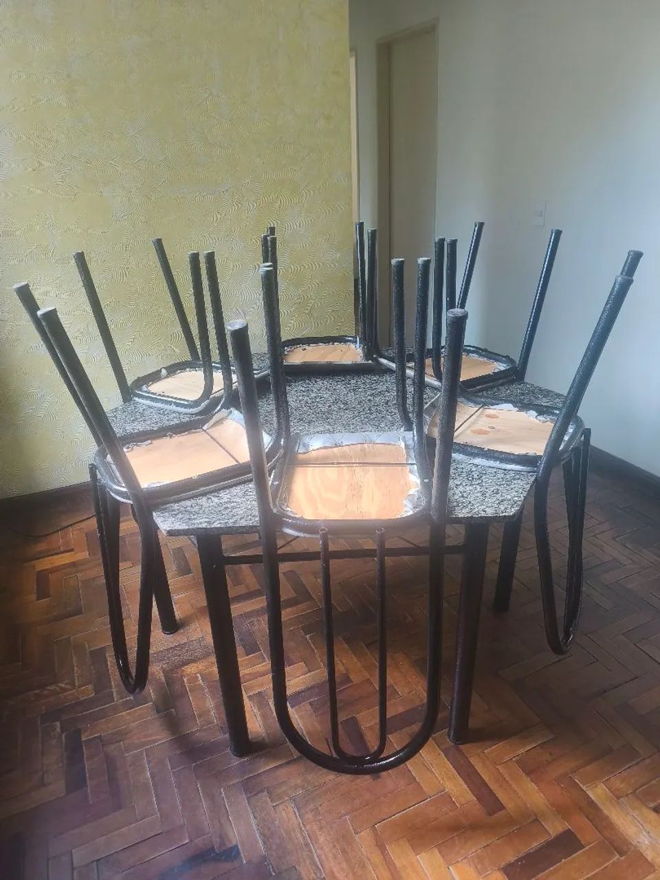 Mesa Mármore 6 cadeiras - Foto 3