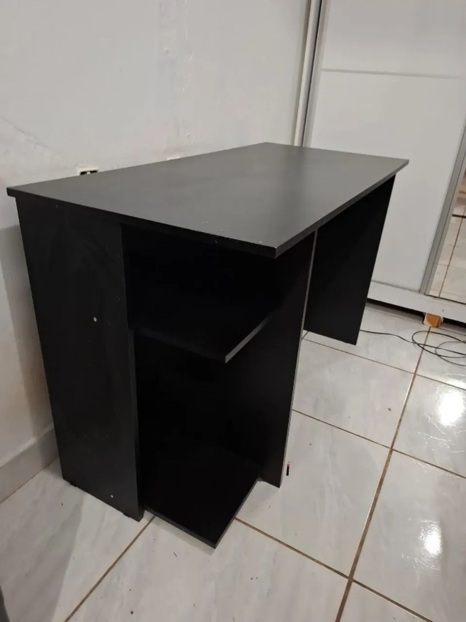 Escrivaninha Preta Nova - Foto 3