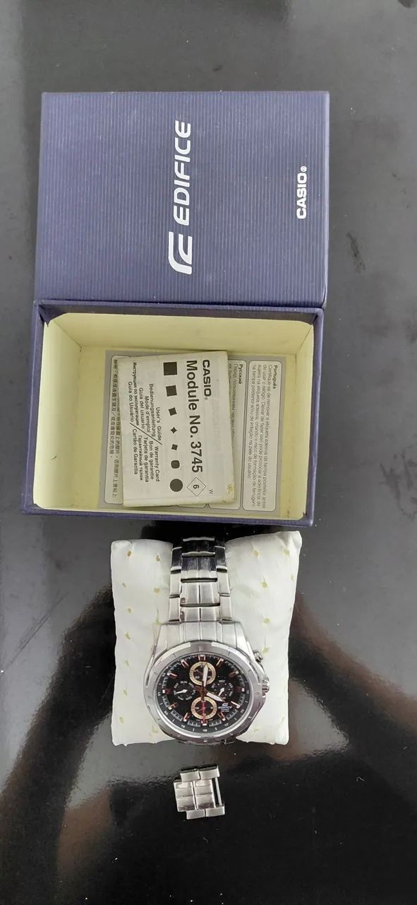 Relógio Masculino de pulso seminovo Casio Edifice 3745 original  - Foto 3