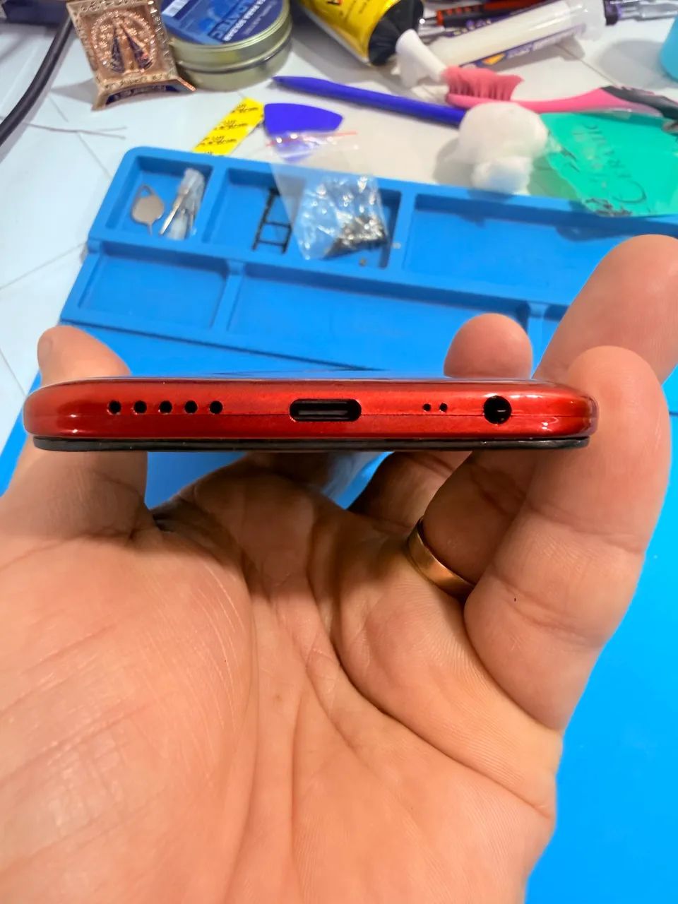 Redmi 8 Vermelho - Muito Conservado - Foto 5