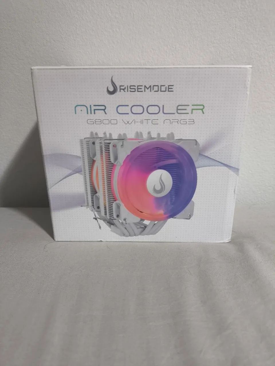 Air Cooler Rise Mode G800 White ARGB - Pouco Uso e com caixa!