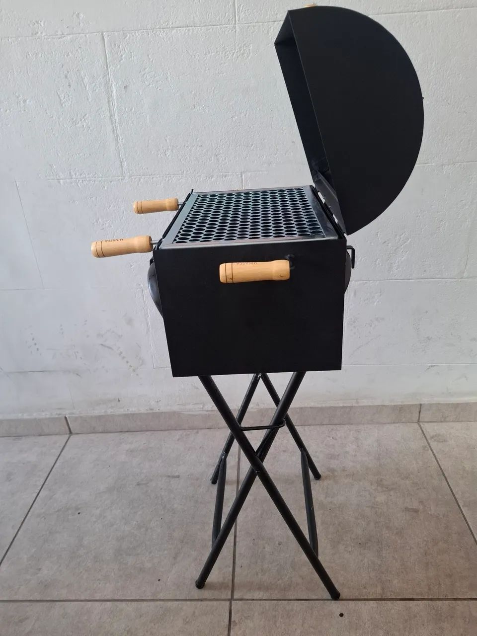 Churrasqueira a bafo com suporte 275,00 - Foto 4