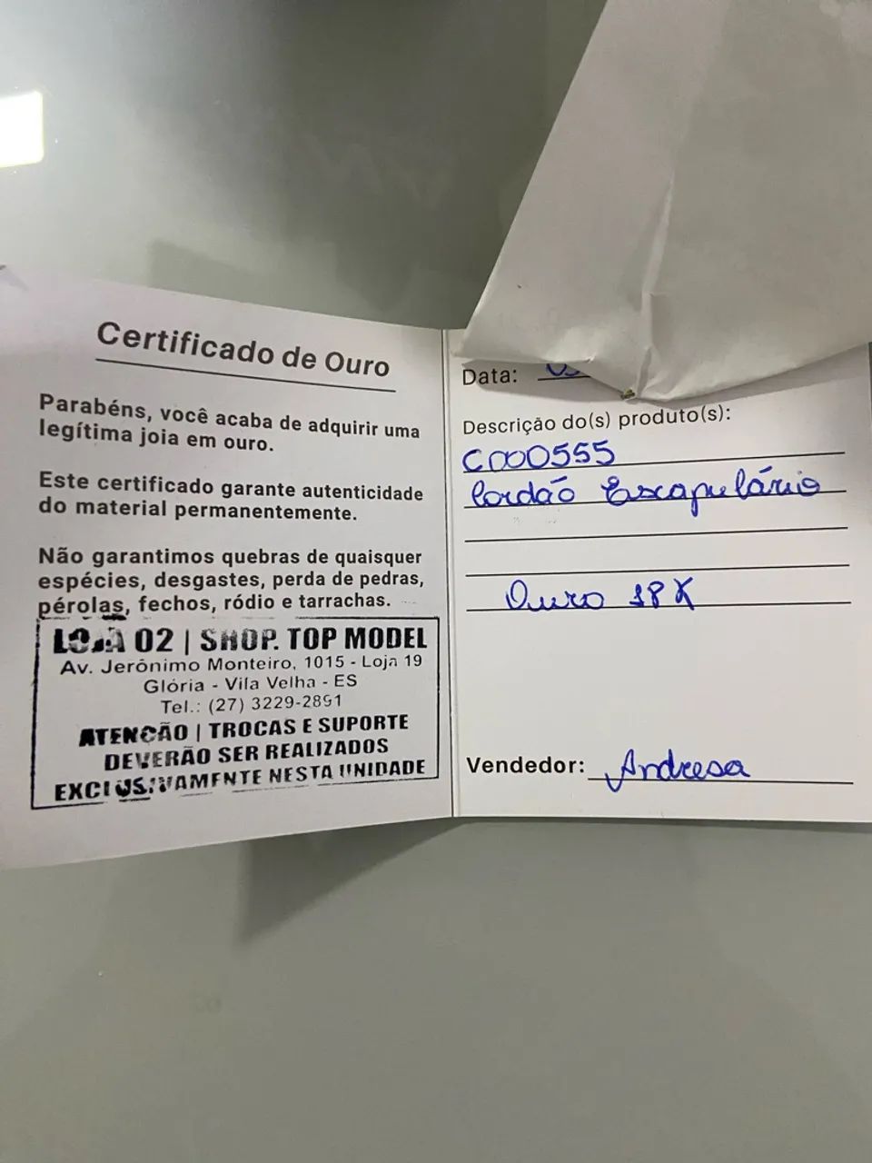Escapulário Ouro  - Foto 4