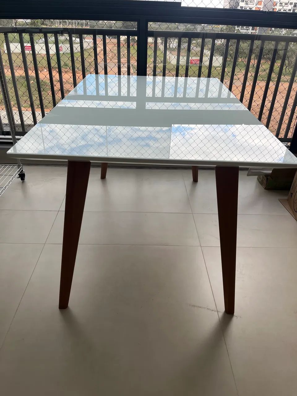 Mesa de jantar branca - Foto 3