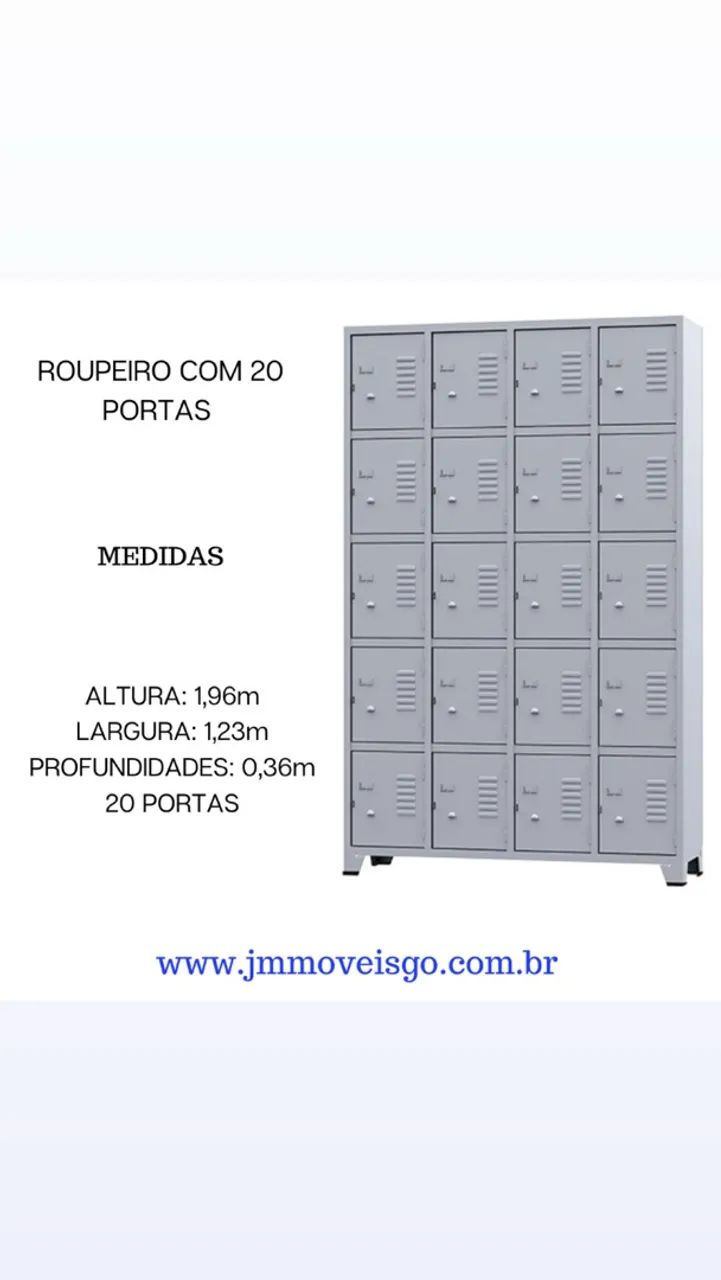 Roupeiro de aço 