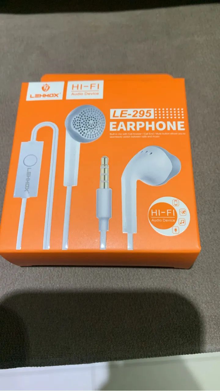 Fones de ouvido novos