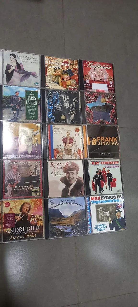 CDs músicas variadas lote
