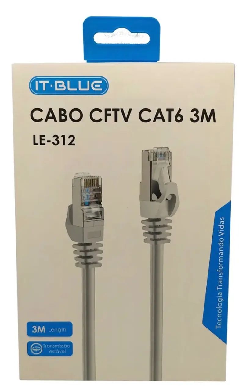 Cabo De Rede Cat6 3 Metros 