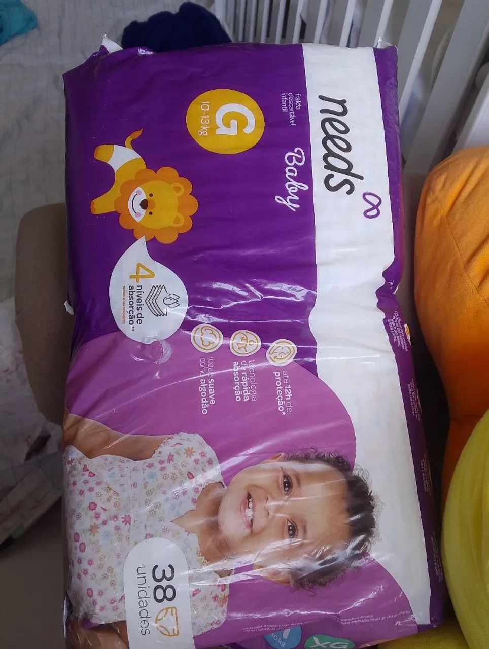Fralda needs baby tam.G com 38 und