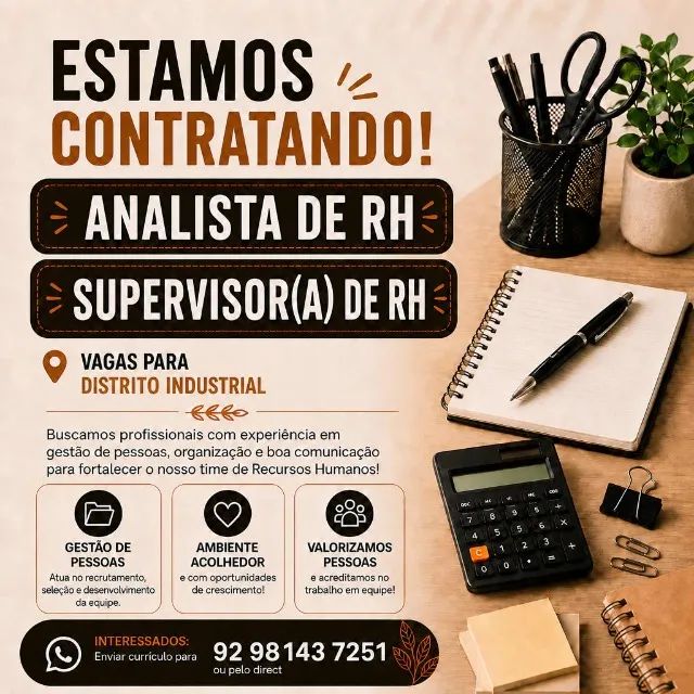 Supervisora de RH e Analista de RH
