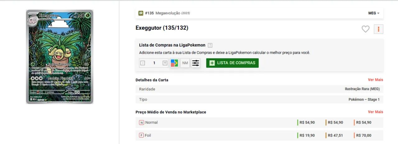 CARTA POKÉMON  Exeggutor (135/132)FOIL - Foto 5