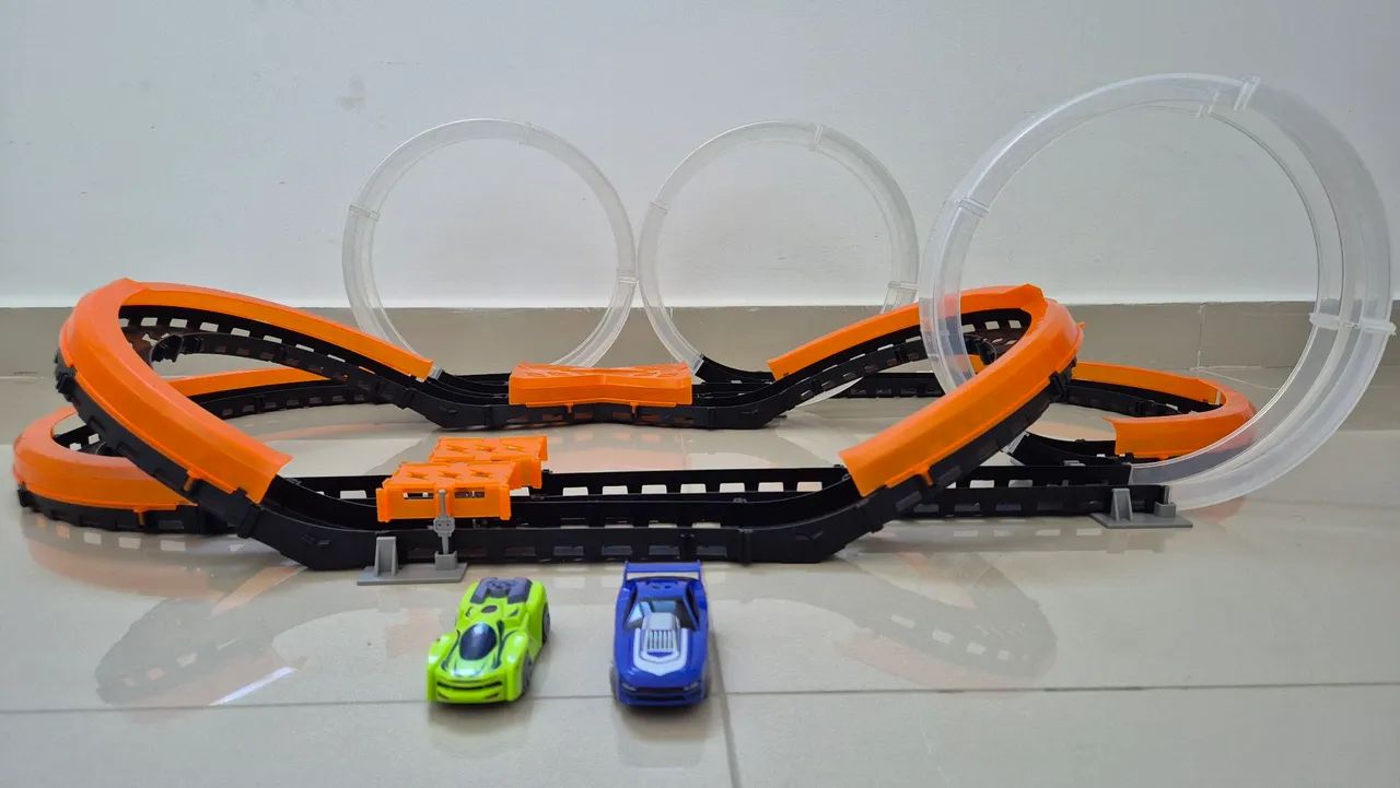 Pista Hotwheels - Wade Racers Triple Skyloop - Foto 2