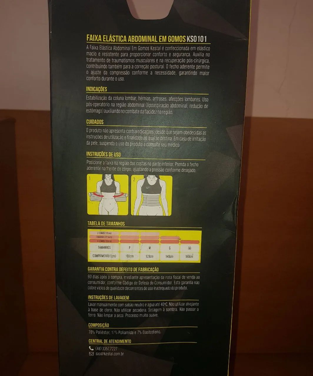 Faixa Elástica Abdominal - Foto 4