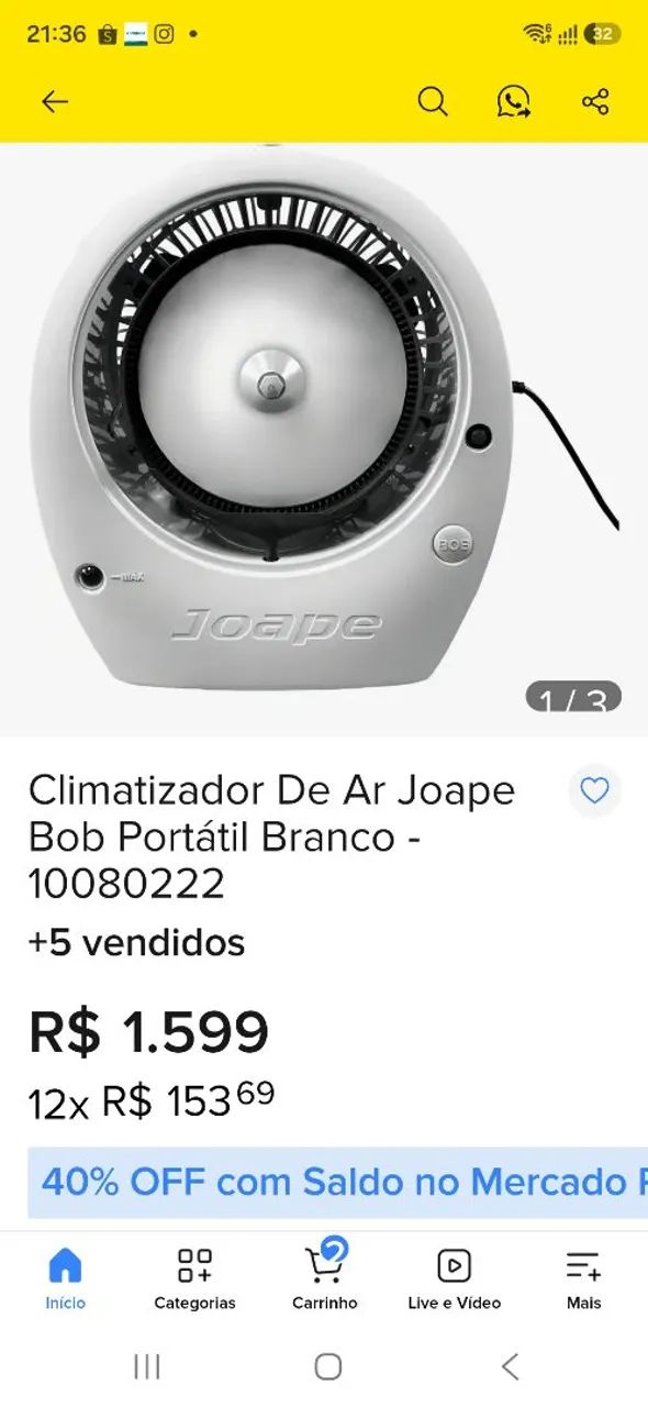 Climatizador e ventilador - Foto 5