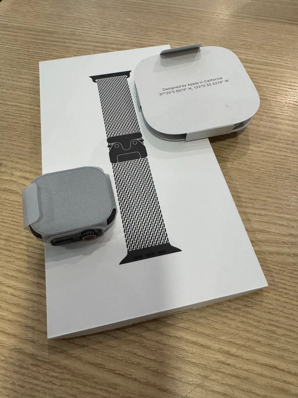 Apple Watch Ultra 3 black pulseira Milanese titânio lacrado pronta entrega  - Foto 2